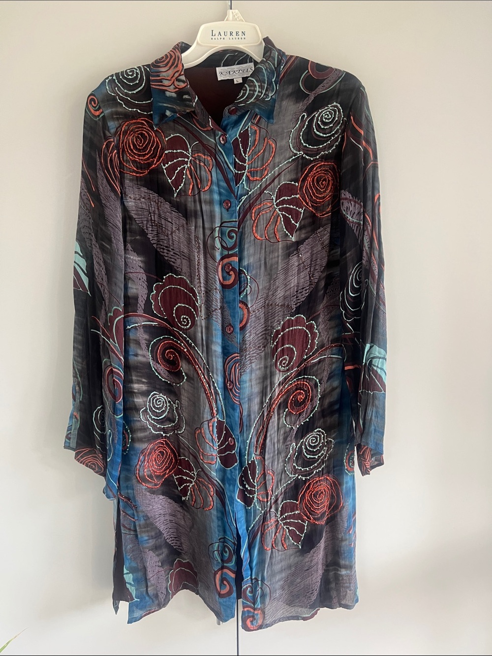 Kaktus Abstract Floral Top